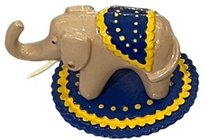 Vintage RARE EU Steiff Club HANTEL Pewter Metal ELEPHANT Zinn Scotland Marked