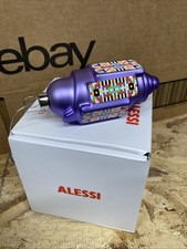 Alessi Christmas Ornament Design Art With Box Holyhedrics - Dome Purple Silver