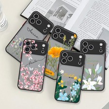 Customized Flower Design Phone Case Cover For iPhone 16 15 14 17 Samsung S25 S26