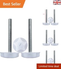 Durable M8 Headboard Screws with Fitted Washers - 10 Pack, 50mm/90mm Options