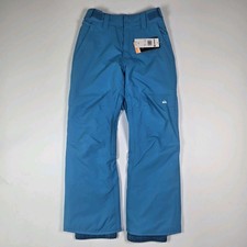 NWT QUIKSILVER Boys Estate Youth Snow Insulated Pants Tab Ski Winter Medium 12