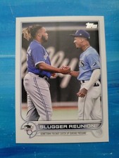 2022 Topps Series 1 #329 Wander Franco Slugger Reunion Vladimir Guerrero Jr