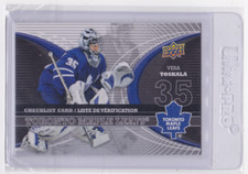 2007-08 UD McDONALDS THREE STARS CHECKLIST INSERT VESA TOSKALA #CL-TOR LEAFS