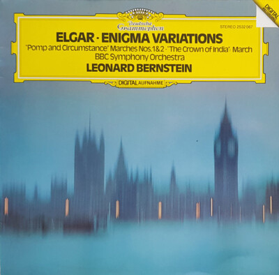 Edward Elgar* Leonard Bernstein, BBC Symphony Orches LP Vinyl Schallplatte 051