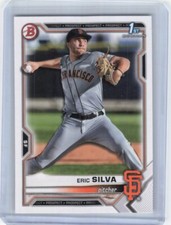 2021 Bowman Draft - #BD-162 Eric Silva (RC)