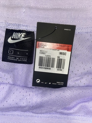 Pantaloncini donna donna Nike lilla/viola taglia grande sport fitness corsa pantaloncini - Foto 9 di 12