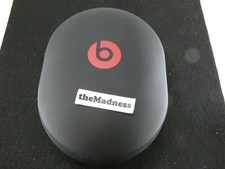 Genuine Dr. Dre Beats Studio Headphones Hard Travel Carrying Case Black/Red