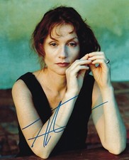ISABELLE HUPPERT signed autograph 20x25cm ELLE in person autograph COA