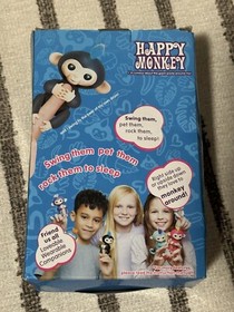 Fingerlings Happy Monkey Blue Figure WowWee NIB - TCCCX