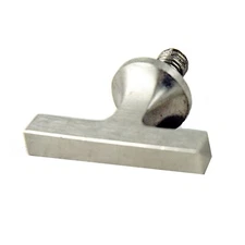 Vintage Modern T Shaped Brushed Nickel Cabinet Drawer Knob