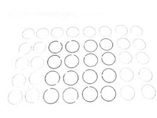 Piston Ring Set For 1500 300 Aspen Challenger Charger Durango Ram 2500 Bv82r7