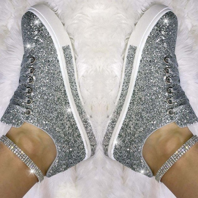 womens bling trainers
