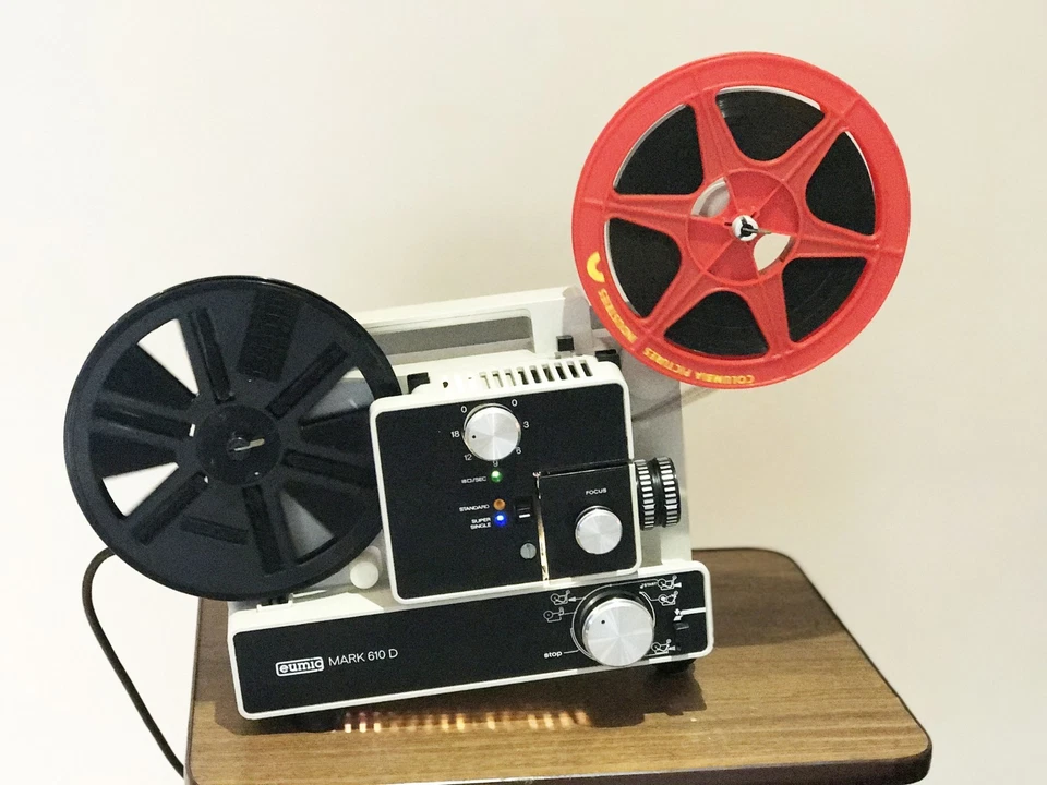 EUMIG 610D Super 8 Standard 8 Cine Movie Film Projector Fully Serviced - Image 2 of 4