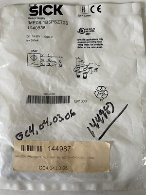 (1) SICK IME08-1B5PSZTOS (Sealed In Original Packaging)