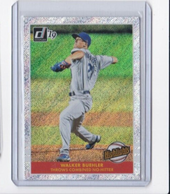 WALKER BUEHLER 2019 DONRUSS VECTOR PARALLEL-HIGHLIGHTS INSERT CARD-SHIPS FREE