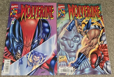 Rare HTF 1 2 Set Wolverine 154 155 MX 6 7 Deadpool App Rob Liefeld Foreign Key B