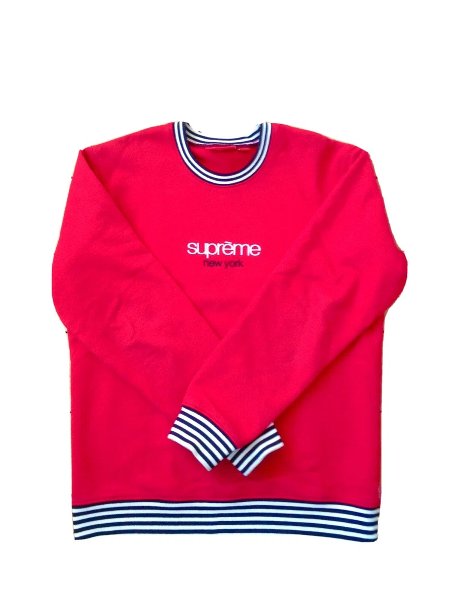 Supreme classic logo clearance crewneck