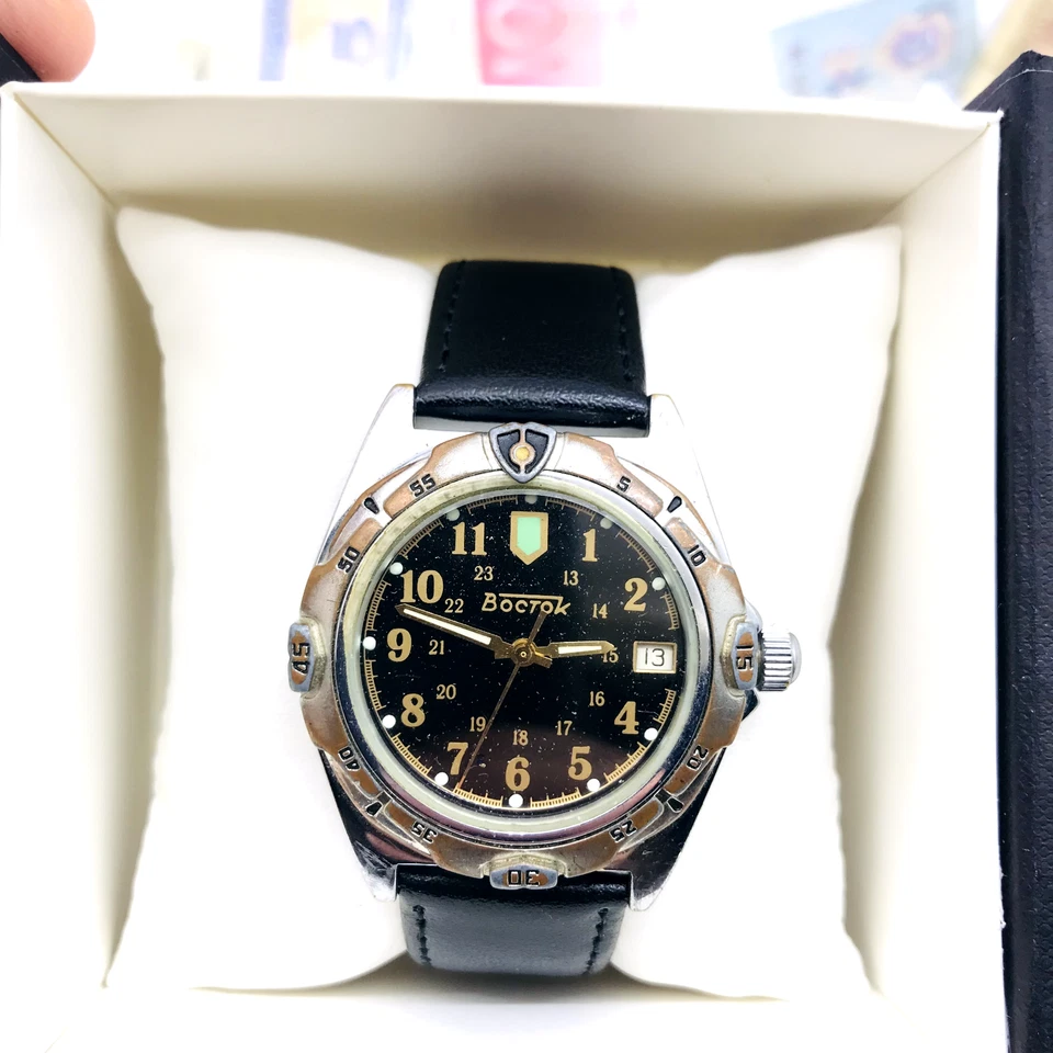 🔥Rare Amphibian Vostok Classic Komandirskie Wostok Watch Automatic 2416 Service - Image 2 of 4