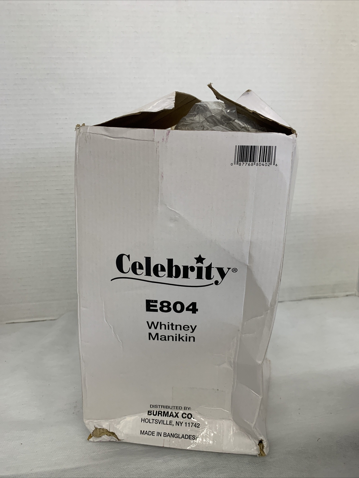 Celebrity Whitney Mannequin Up to 19" 100% Brown Human Hair Head Hair Stylist