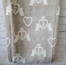 JUICY COUTURE PLUSH PET THROW BLANKET 50" X 60" SCOTTY DOGS HEARTS SCOTTIES