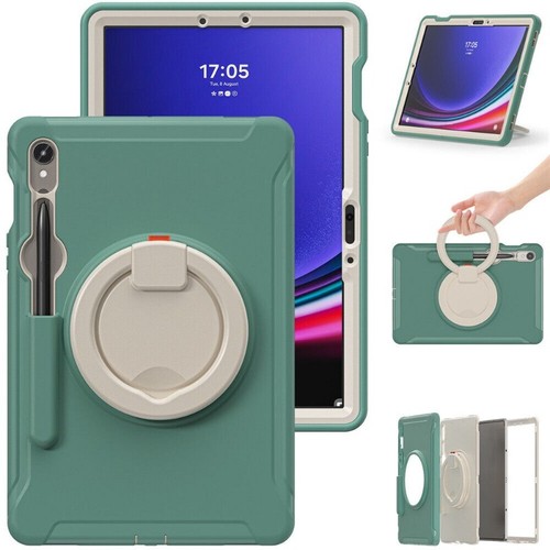 For Samsung Galaxy Tab S7 S8 S9 FE Plus S10 Tablet Shockproof Case Stand Cover - Bild 25 von 102