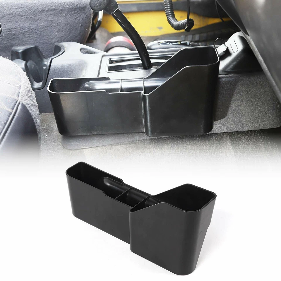 Gear Storage Box Console Pockets Organizer Tray for Jeep Wrangler 1997-2006 TJ 1 - Image 2 of 4
