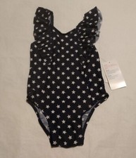 NWT Old Navy Star Print Ruffle 1PC Swimsuit 3T Toddler Girl