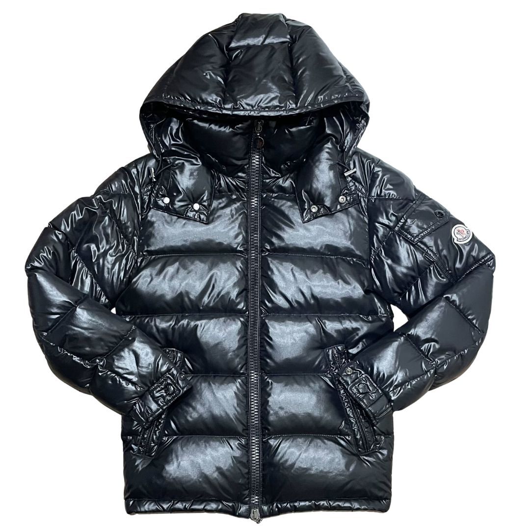 極美品 MONCLER \"CHAMBON シャンボン\" 国内正規 ブラック 1 MONCLER モンクレール ダウンジャケット CHAMBON シャンボン