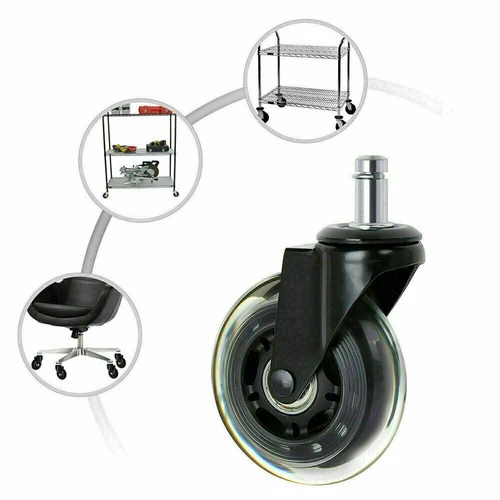 5X Rollerblade Office Desk Chair Wheel Replacement Rolling Caster Grip Ring3Inch - Picture 19 of 24