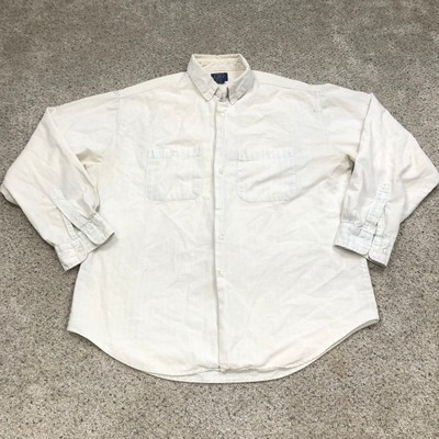 VTG Gap Shirt Adult Extra Large White 1990s Button Up Long Sleeves 