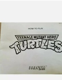 Teenage Mutant Hero Turtles Nintendo Entertainment System NES Game with Manual