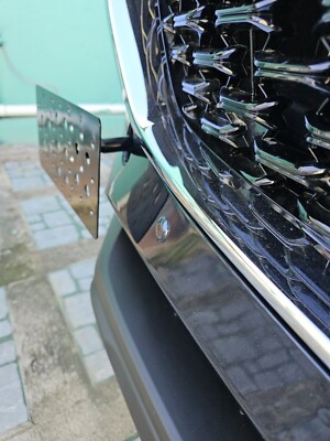 2022-2025 Mazda CX-5 Front Bumper Tow Hook License Plate Mount