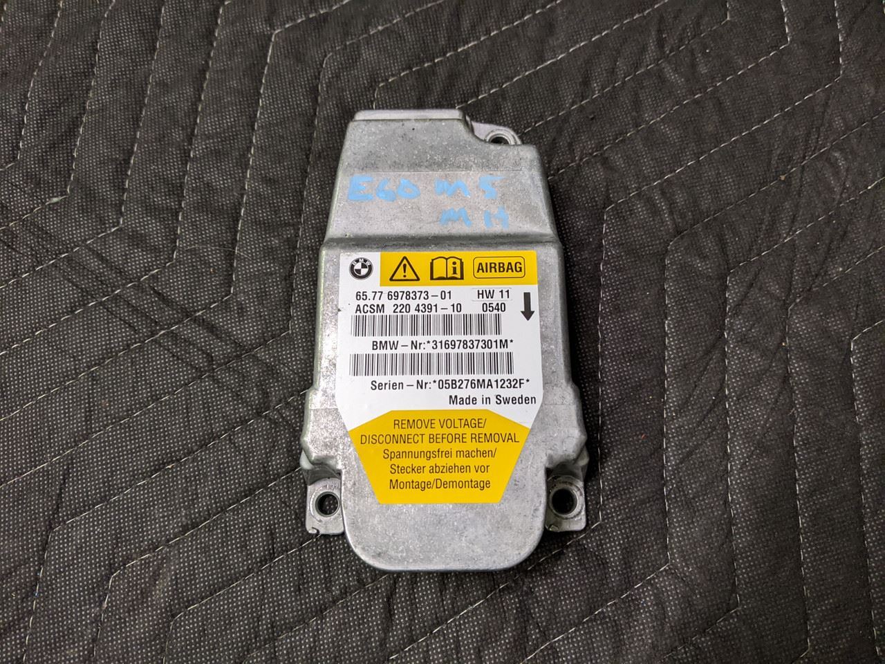 BMW E60 M5 ACSM Control Unit 65776978373 | eBay