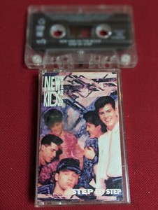 Vintage New Kids on the Block Step by Step Cassette Tape Columbia 1990