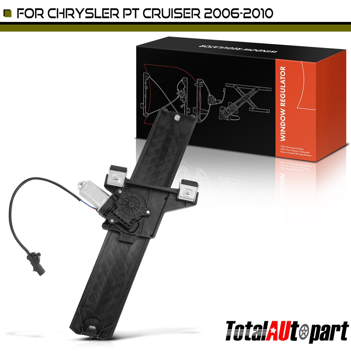 Evan-Fischer Power Window Regulator With Motor For 2006-2010 Chrysler PT Cruiser – Front Right Passenger Side