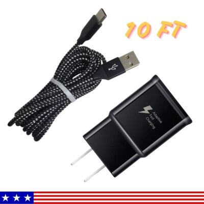 Fast Charger Adapter Type C w/ Android Phone Charging Cable For Samsung Galaxy
