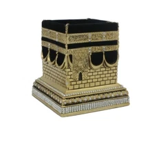 Modefa Turkish Islamic Home Table Decor Kaba Replica Model Gift Gold SMALL