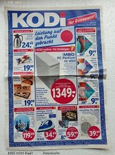 Millenium - alte Werbung 2000 Werbefaltblatt KODI 4!. Wo/2000 (DINA3)  Sammler