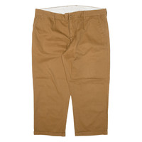 CARHARTT Cropped Johnson Pant Workwear Mens Trousers Brown Straight W38 L24