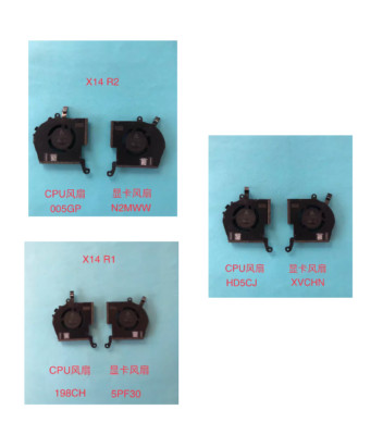 Fan 0198CH 05PF30 0005GP 0N2MWW 0HD5CJ 0XVCHN Für Dell Alienware X14 R1 R2
