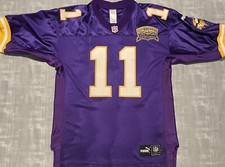 Authentic Puma NFL Minnesota Vikings Daunte Culpepper 40th Anniversary Jersey