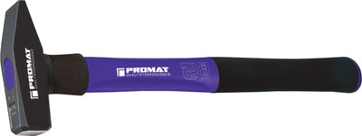 Schlosserhammer 300g Stiel-L.300mm 3-Komponentenstiel m.Stahlschutzhülse PROMAT