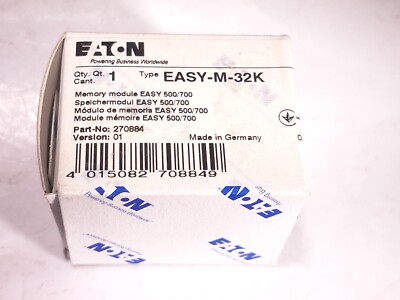 EATON MOELLER EASY-M-32K VERSION 01 MEMORY MODULE 600/700 270884