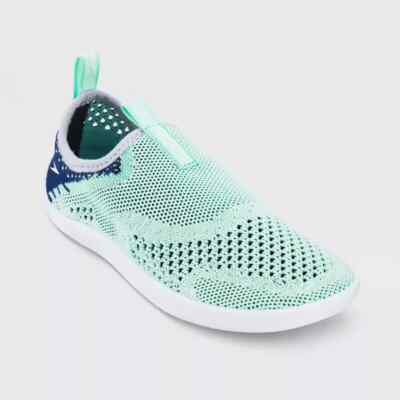 Speedo Junior Surf Strider Water Shoes Socks Sail/Blue Large 4-5 NEW W/Tags