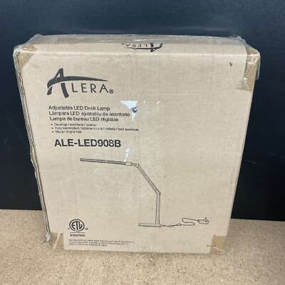 Alera Adjustable LED Desk Lamp 21 1/2'' High Black LED908B