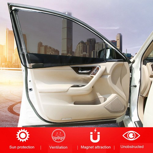 4X Magnet Auto Sonnenshutz Kinder Sonnenblende Auto Netz Sonnenschutz für Baby # - Bild 8 von 11