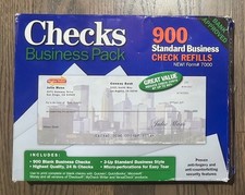 Checks Business Pack 900 Standard Business Check Refills Bank Approved 24lb