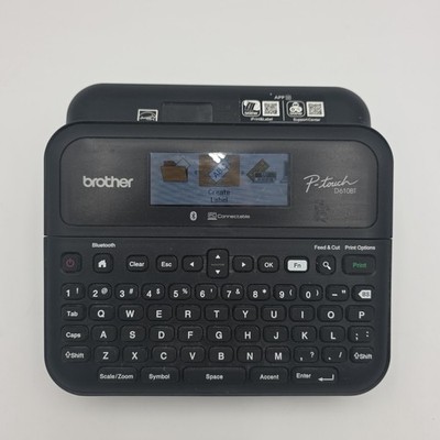 Brother PT-D610BT Desktop Connectable Label Printer PTD610BT Unit Only - Tested