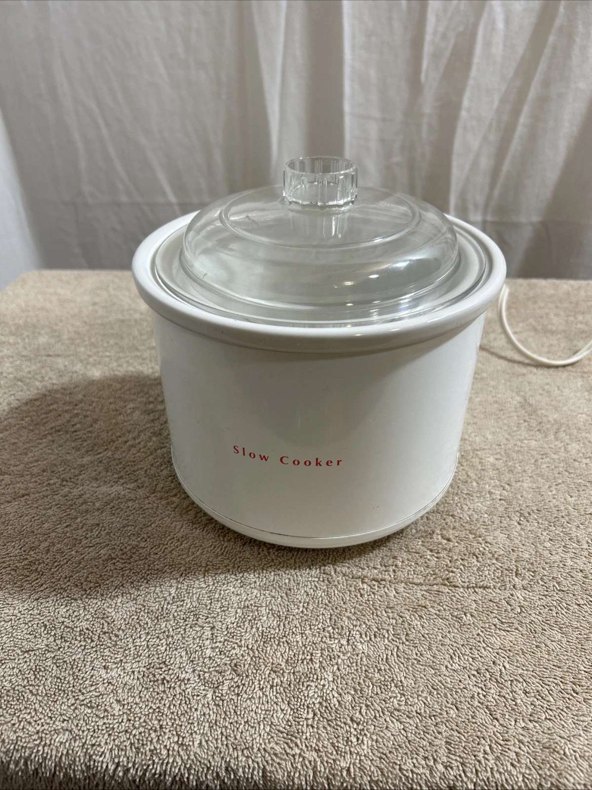 1 Quart Slow Cooker Crock Pot Perfect Size For Dipping Non Removable Stoneware