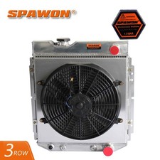 3 Row Radiator + Fan Shroud For 1960-1966 Ford Mustang Falcon Mercury Comet AT